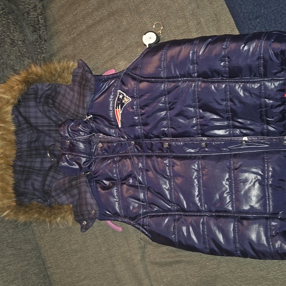 New England Patriots "VS Pink" puffer Vest